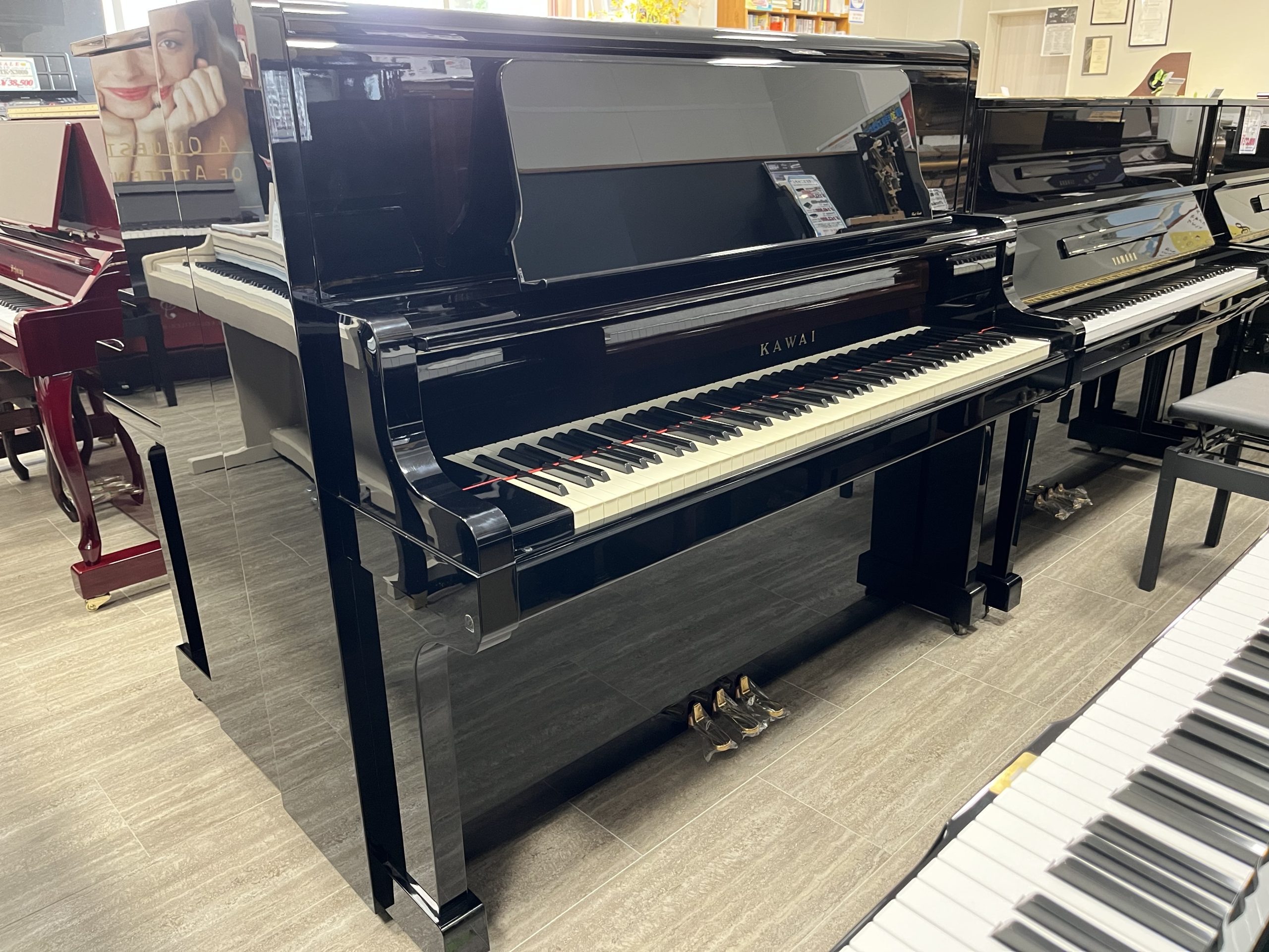 アップライトピアノ 中古 カワイ HA-20 - 鍵盤楽器、ピアノ